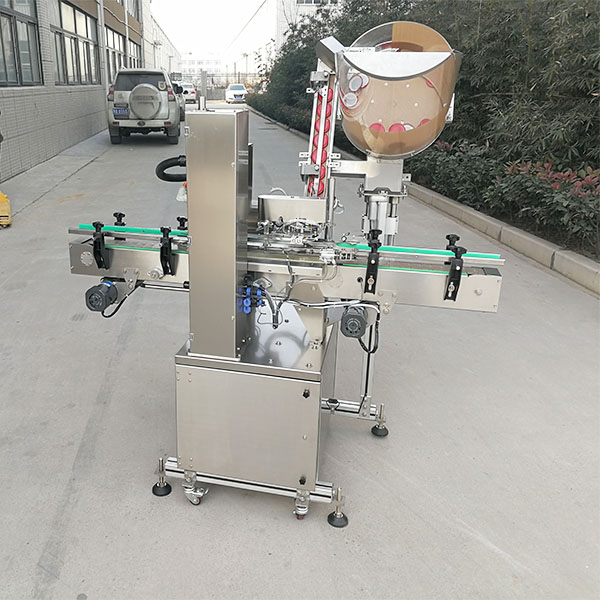 全自动真空旋盖机-辣椒酱灌装真空旋盖机